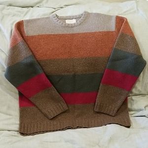 American Eagle 5 color wool sweater